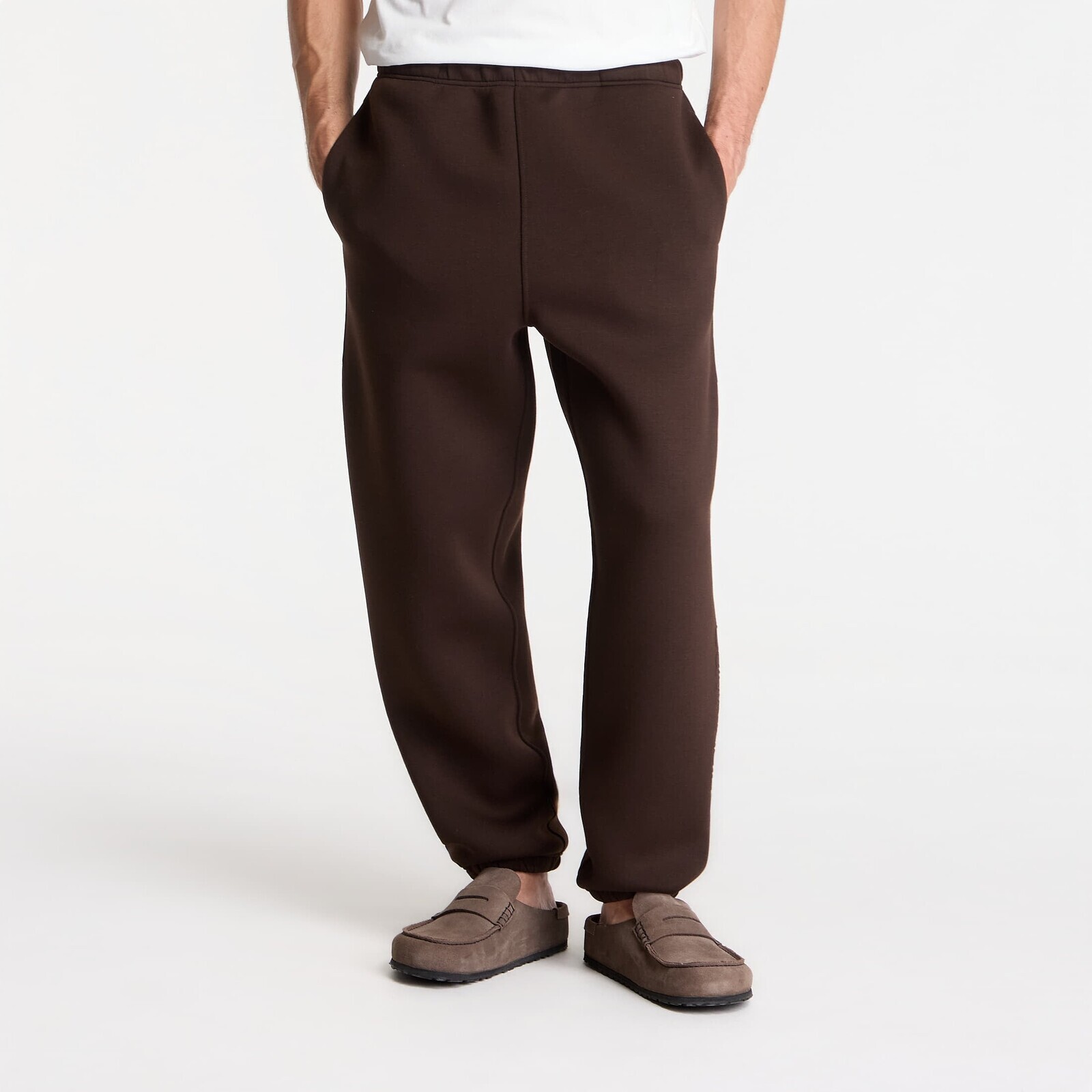 Pants Calvin Klein Cooling Spacer Embossed Logo Joggers Dark Coffee XL