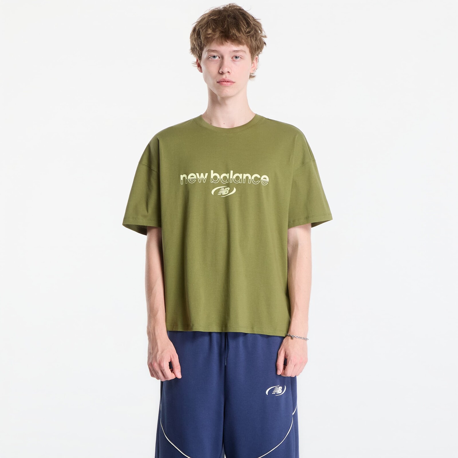 T-shirt New Balance Trackside T-Shirt Sport Green S