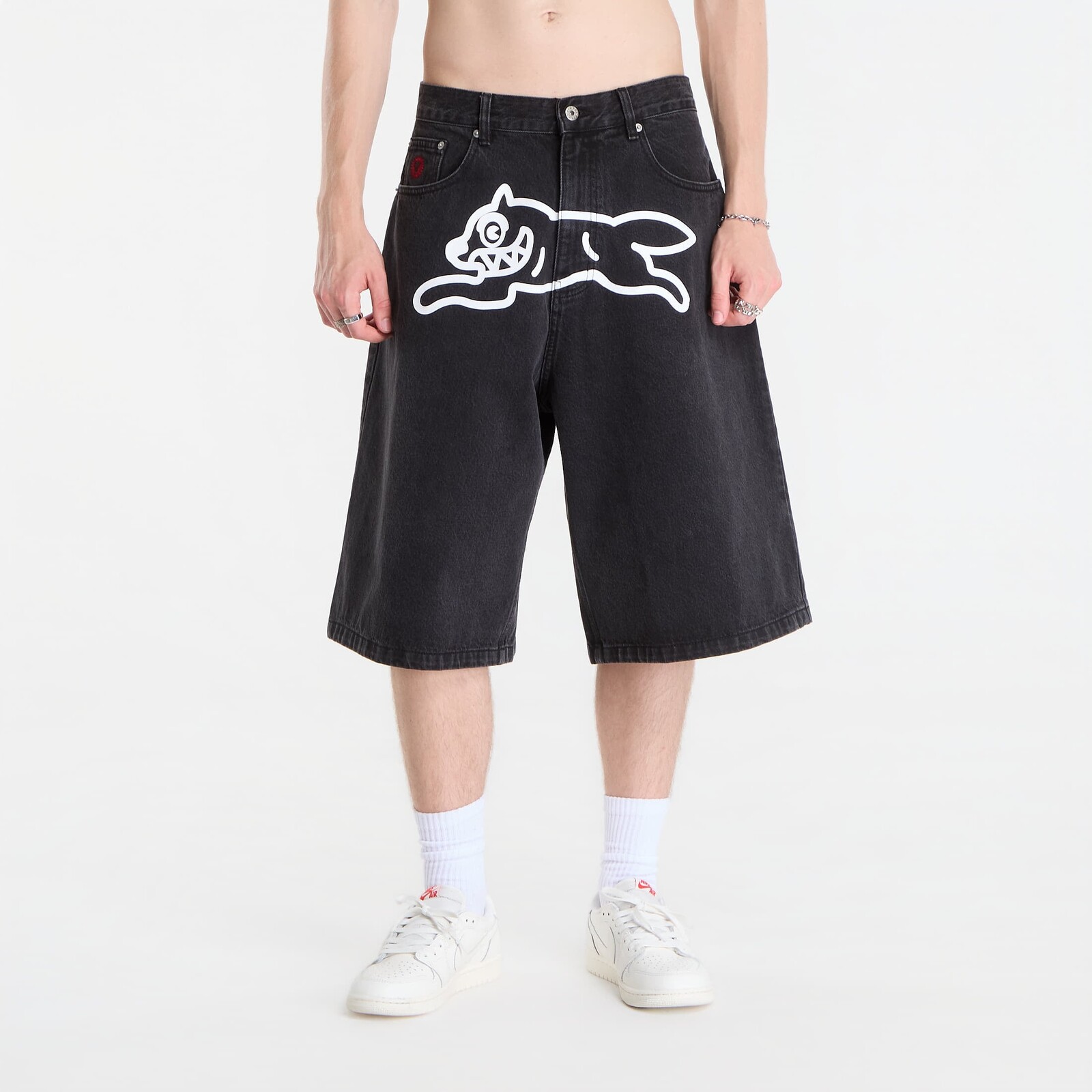 Billionaire Boys Club Icecream Running Dog Triple Scoop Denim Shorts Black 30