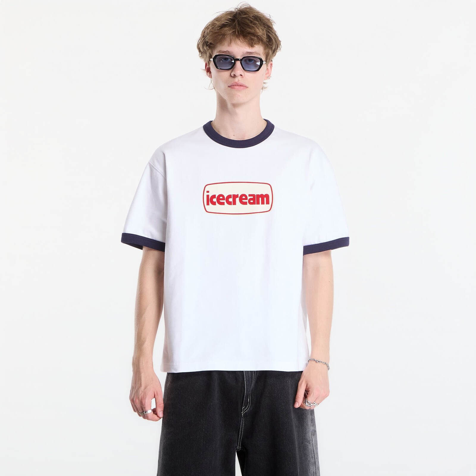 T-shirt Billionaire Boys Club Icecream Icecream Tub Ringer T-Shirt White XL