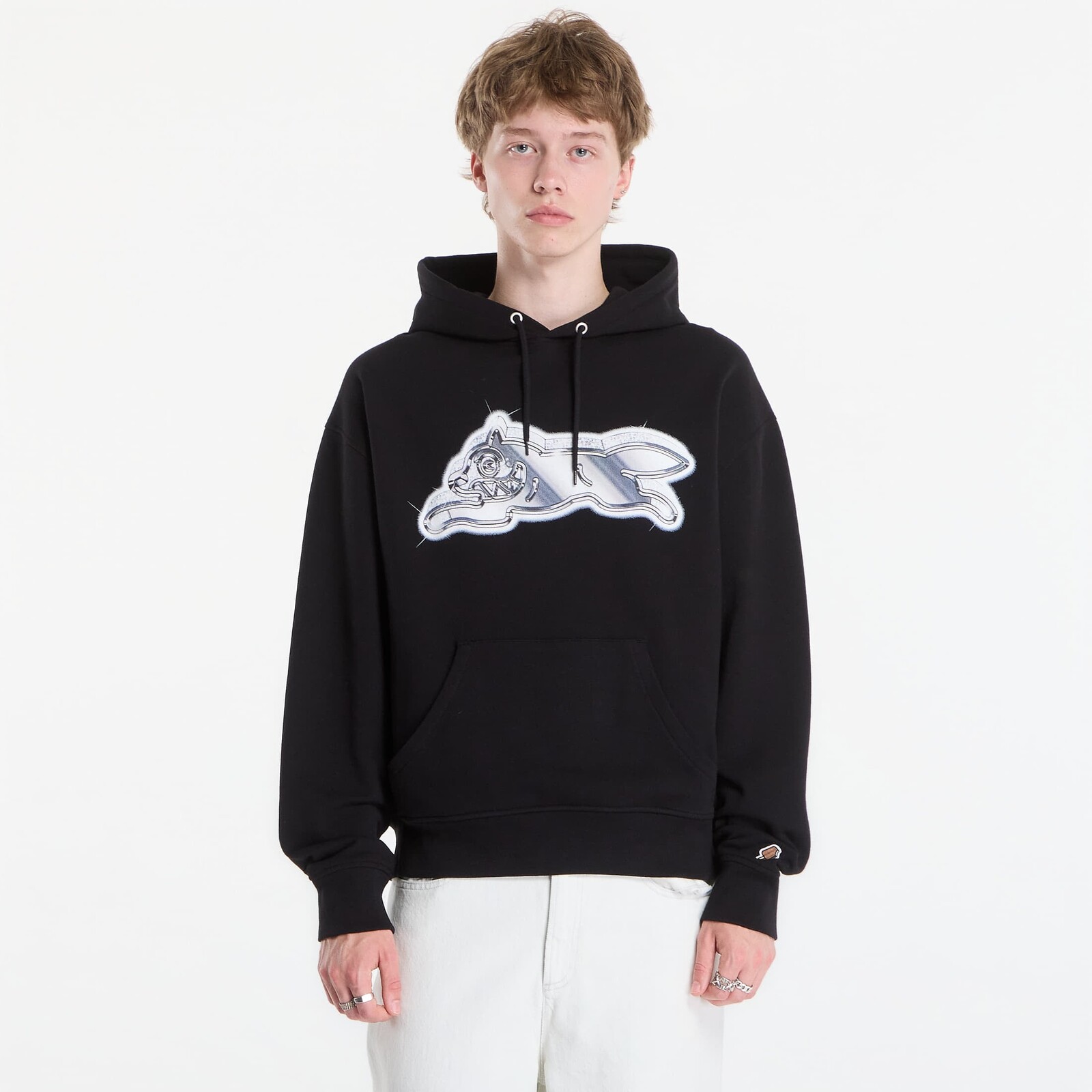 Sweatshirt Billionaire Boys Club Icecream Iced Out Running Dog Popover Hood Black M