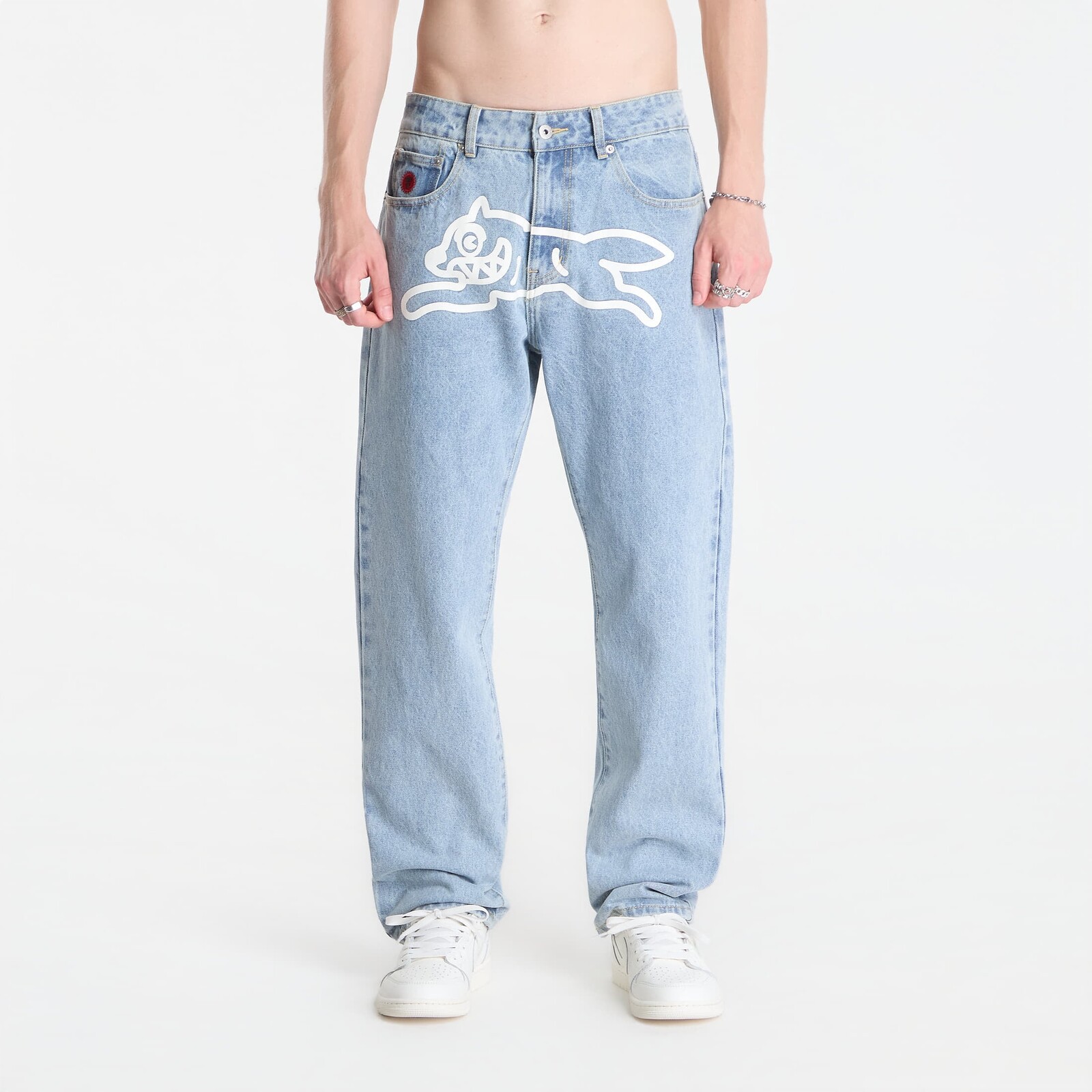 Pants Billionaire Boys Club Icecream Running Dog Denim Pant Heavy Wash Blue 30