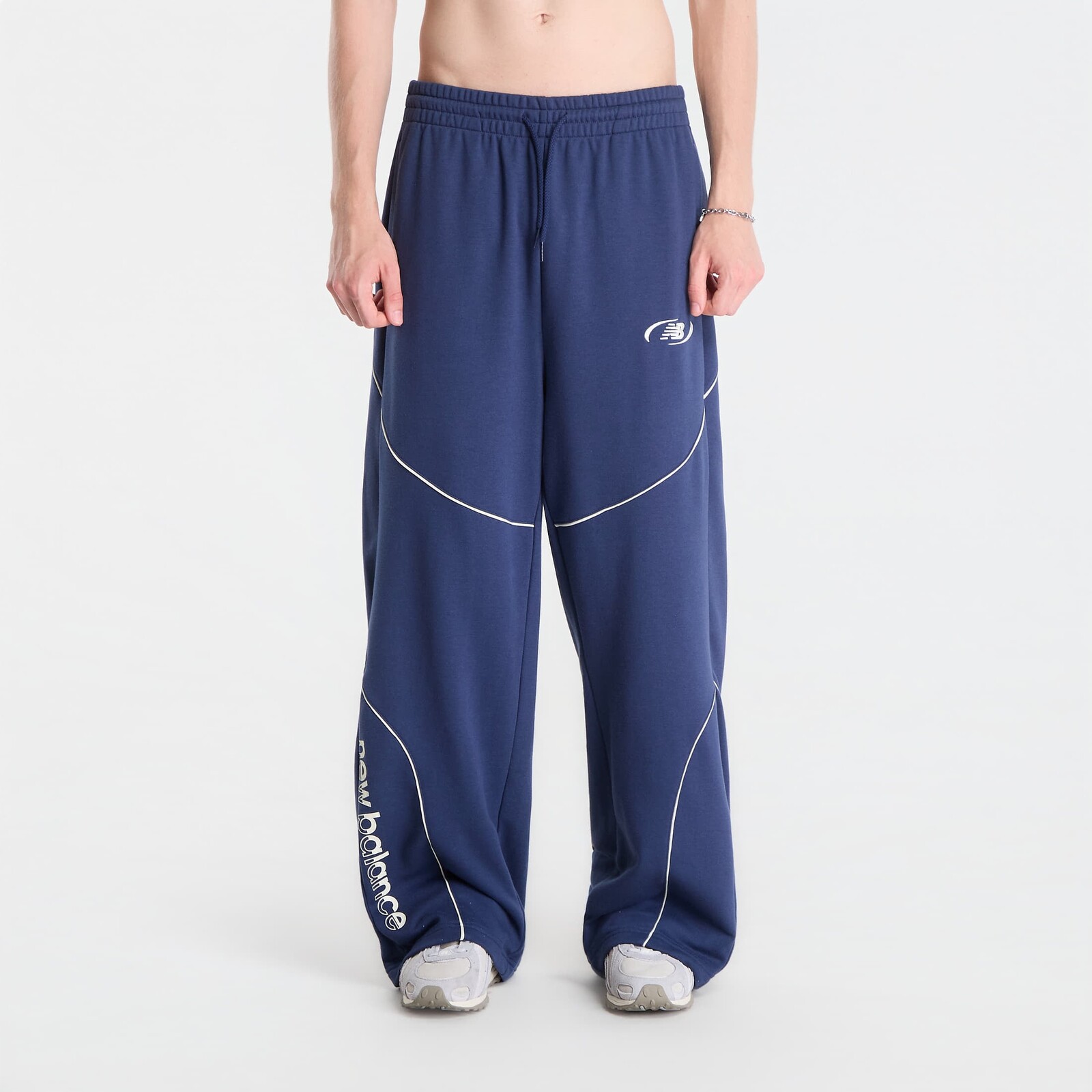 Pants New Balance Trackside French Terry Pant Nb Navy L