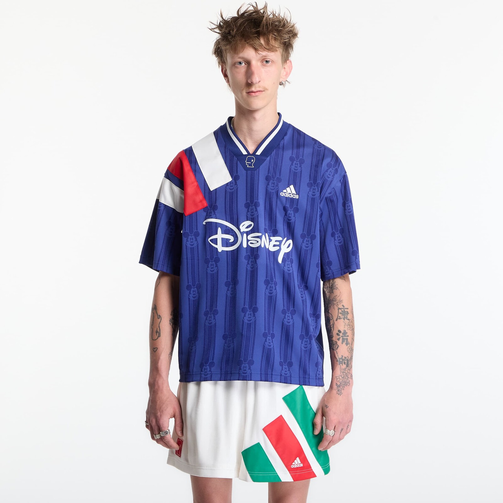 adidas Brain Dead Disney Football Jersey Victory Blue XXL
