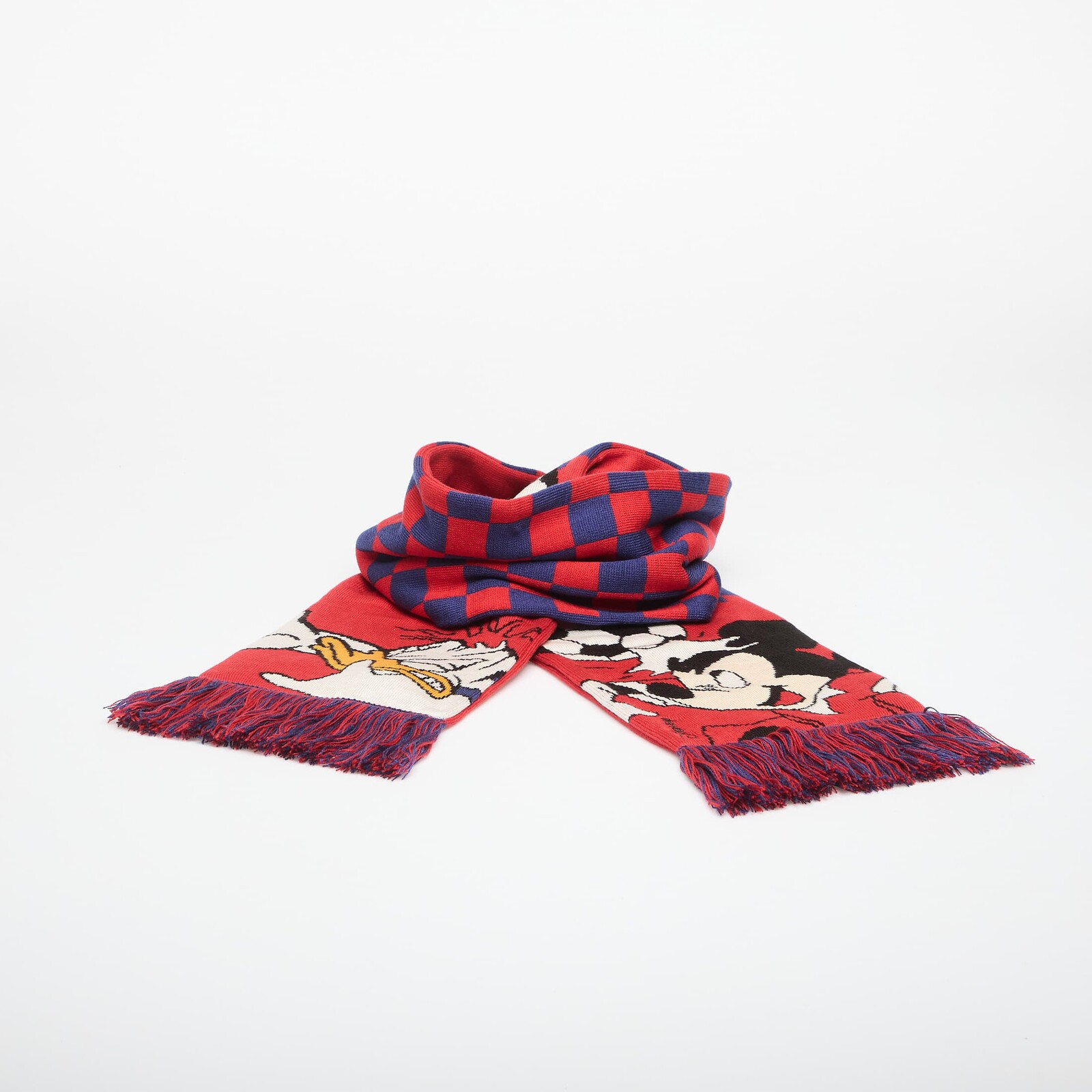 adidas Brain Dead Disney Scarf Better Scarlet/ Victory Blue OSFA