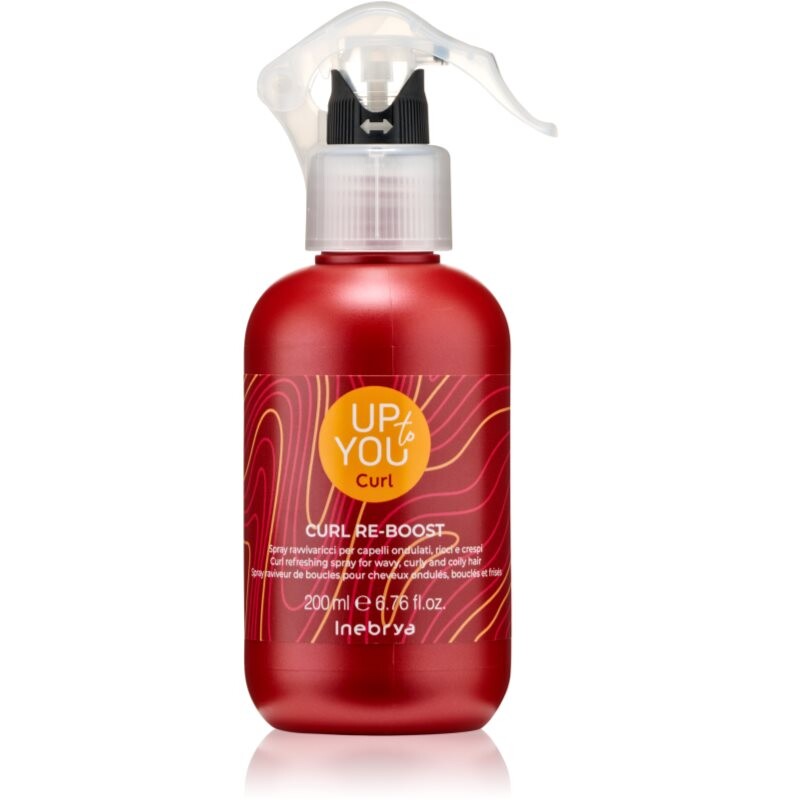 Inebrya Up To You Curl Re-Boost Spray refreshing spray for wavy and curly hair 200 ml