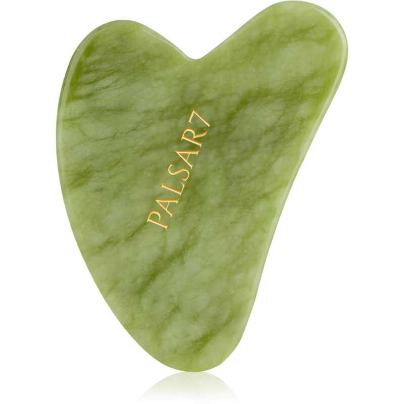 PALSAR7 Guasha Green Xiuyan Jade massage tool for the face 1 pc