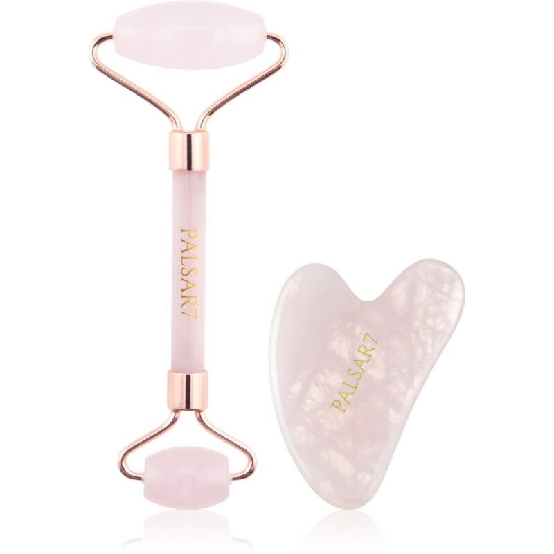 PALSAR7 Massage Roller and Guasha Rose Quartz massage roller for face and massage tool