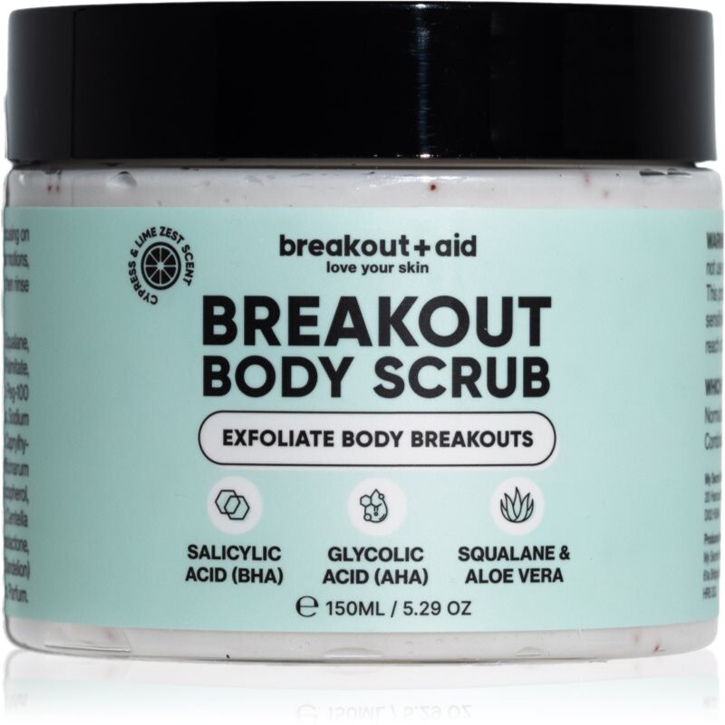breakout + aid Body Scrub body scrub to treat acne 150 ml
