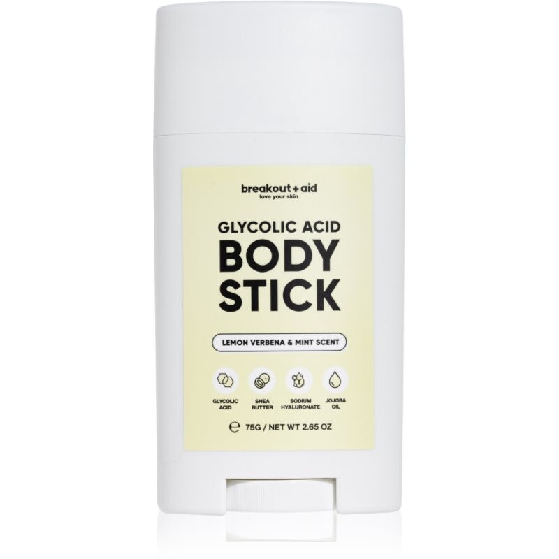 breakout + aid Body Stick exfoliating bar for the body 75 g