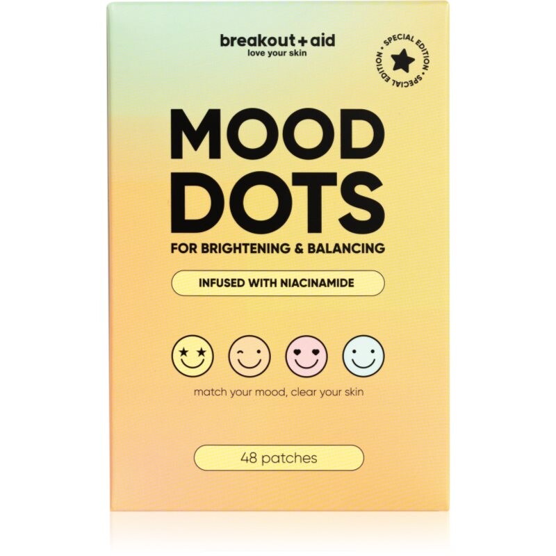 breakout + aid MOOD DOTS patches for problem skin to treat acne 48 pc