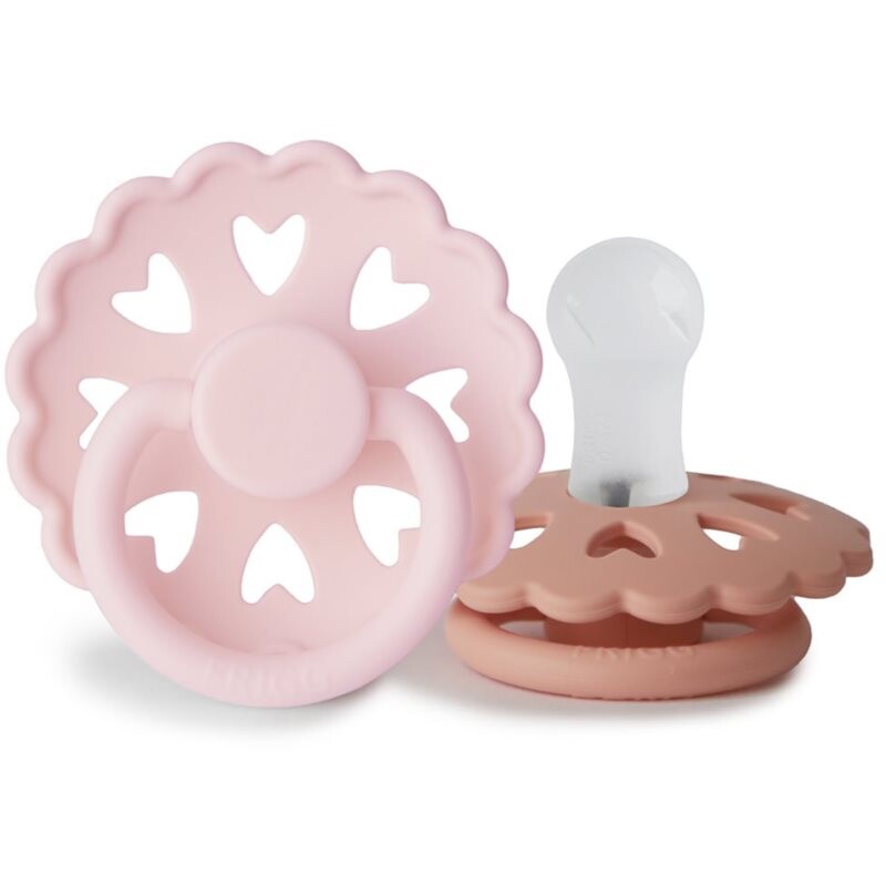 FRIGG Fairytale Round Silicone 2-Pack Size 1 dummy The Snow Queen/The Princess and the Pea 2 pc