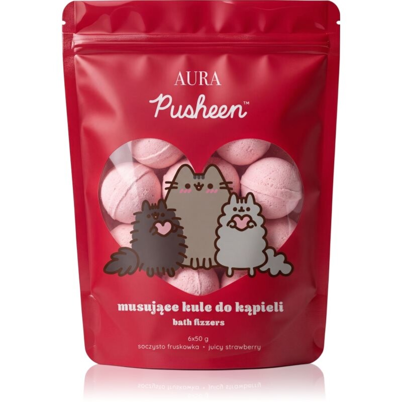 Pusheen Aura bath bomb 6x50 g