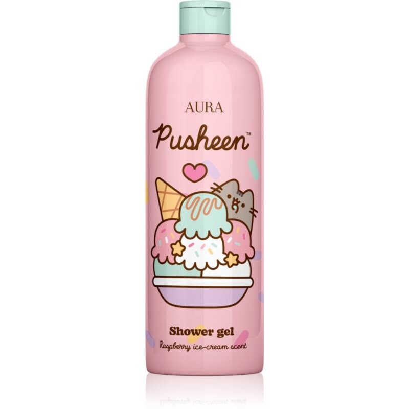 Pusheen Raspberry Ice-Cream shower gel 500 ml