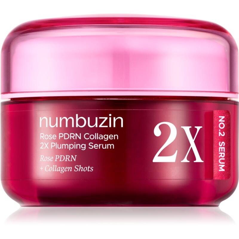 Numbuzin No. 2 Rose PDRN Collagen 2X Plumping Serum intensive firming serum with moisturising effect 30 ml