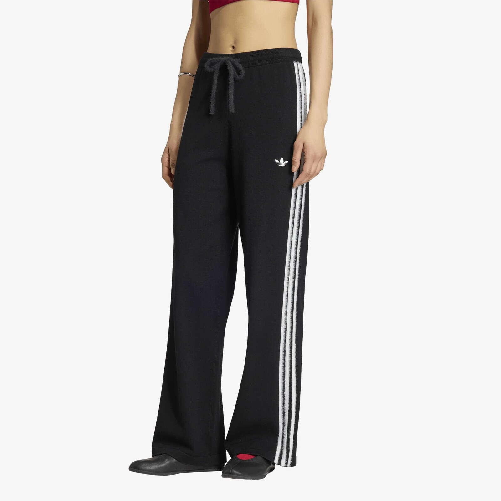 Pants adidas Knit Firebird Track Pants Black/ White XL