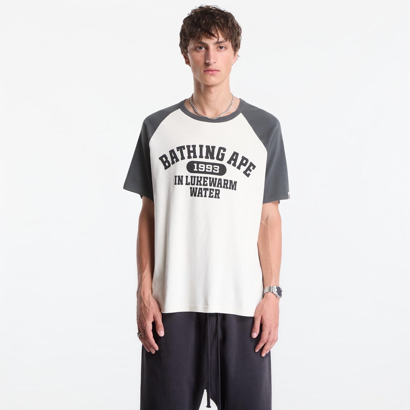 T-shirt A Bathing Ape Bathing Ape Raglan Tee UNISEX Charcoal XXL