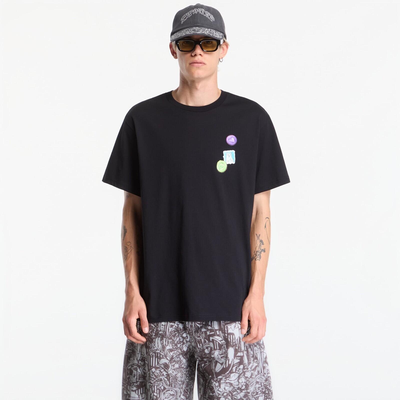 T-shirt RIPNDIP Vitamins Tee Black M
