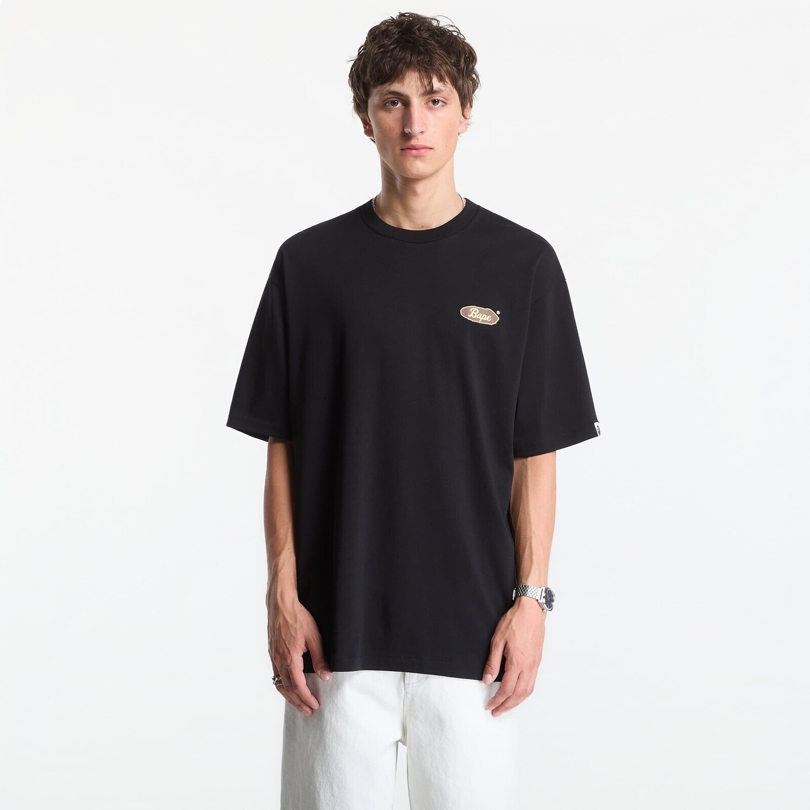 T-shirt A Bathing Ape Skateboard Bape Logo Relaxed Fit Tee UNISEX Black XXL