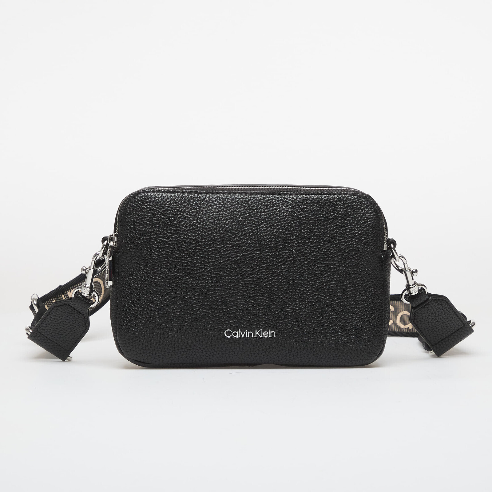Handbag Calvin Klein Webbing 2X Strap Camera Bag Black Universal