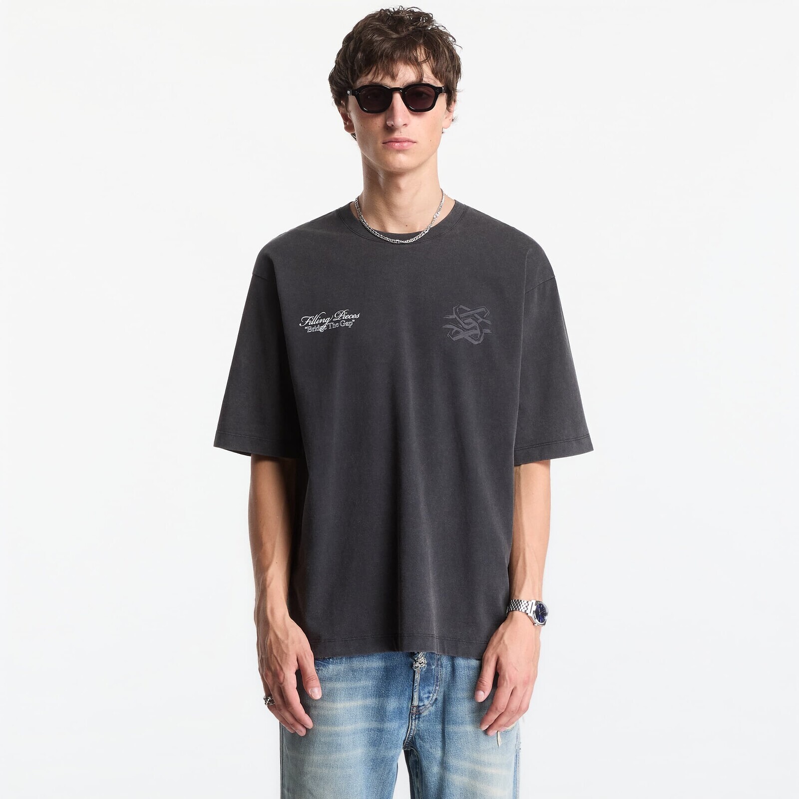 T-shirt Filling Pieces T-Shirt Boxy Bridge The Gap Vintage Black M