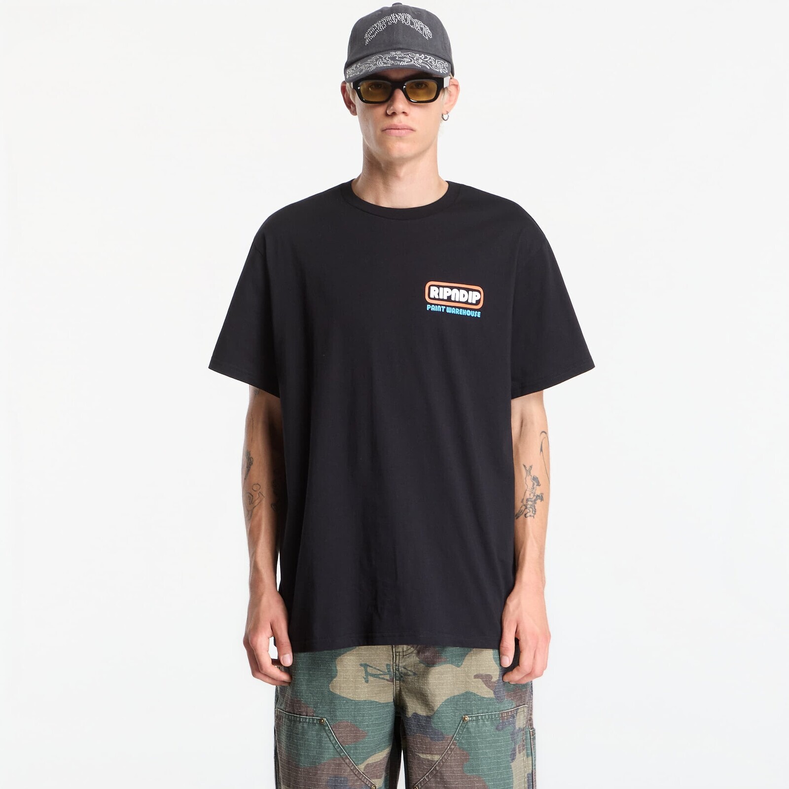 T-shirt RIPNDIP Paint Tee Black S