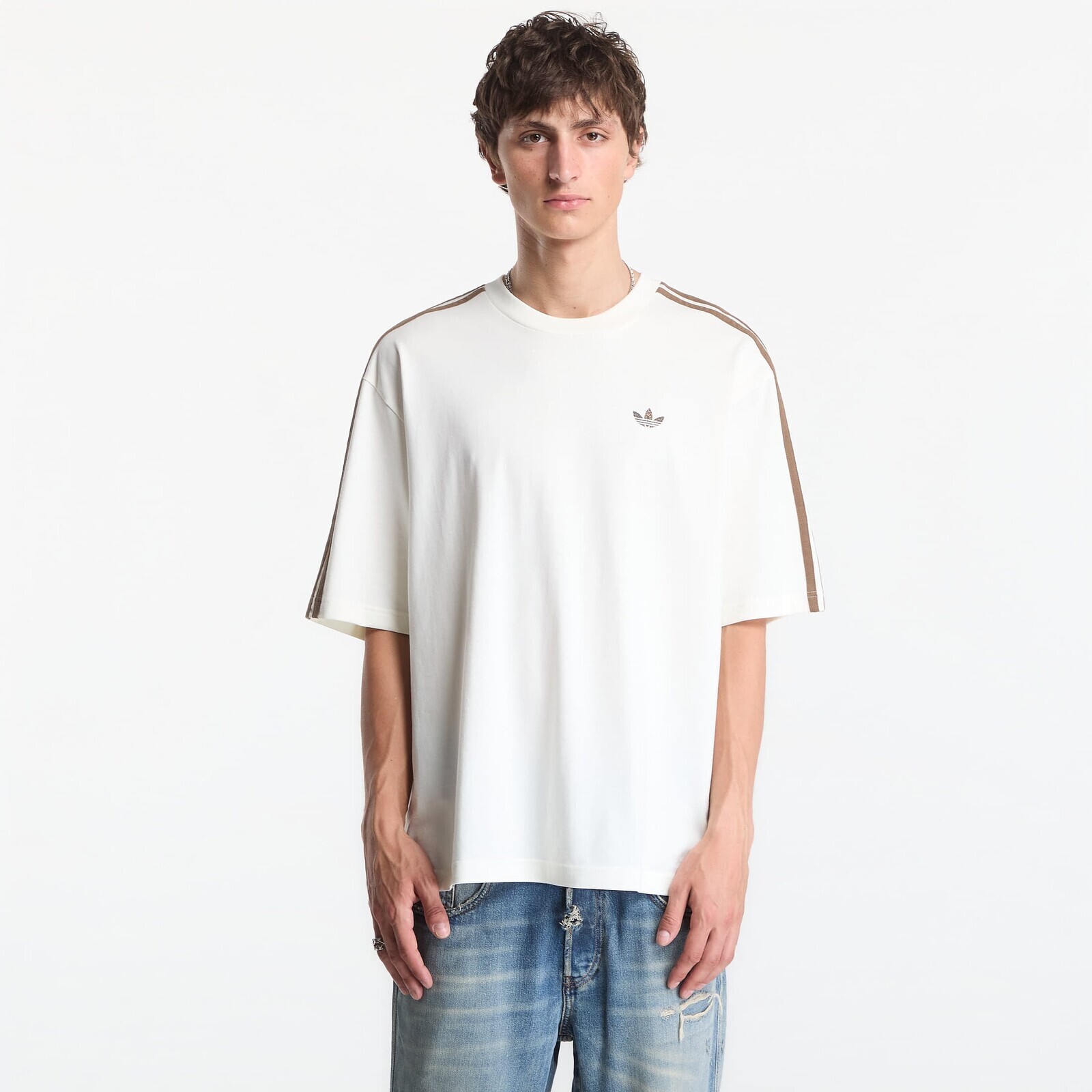 T-shirt adidas Leo Infill T Off White XL