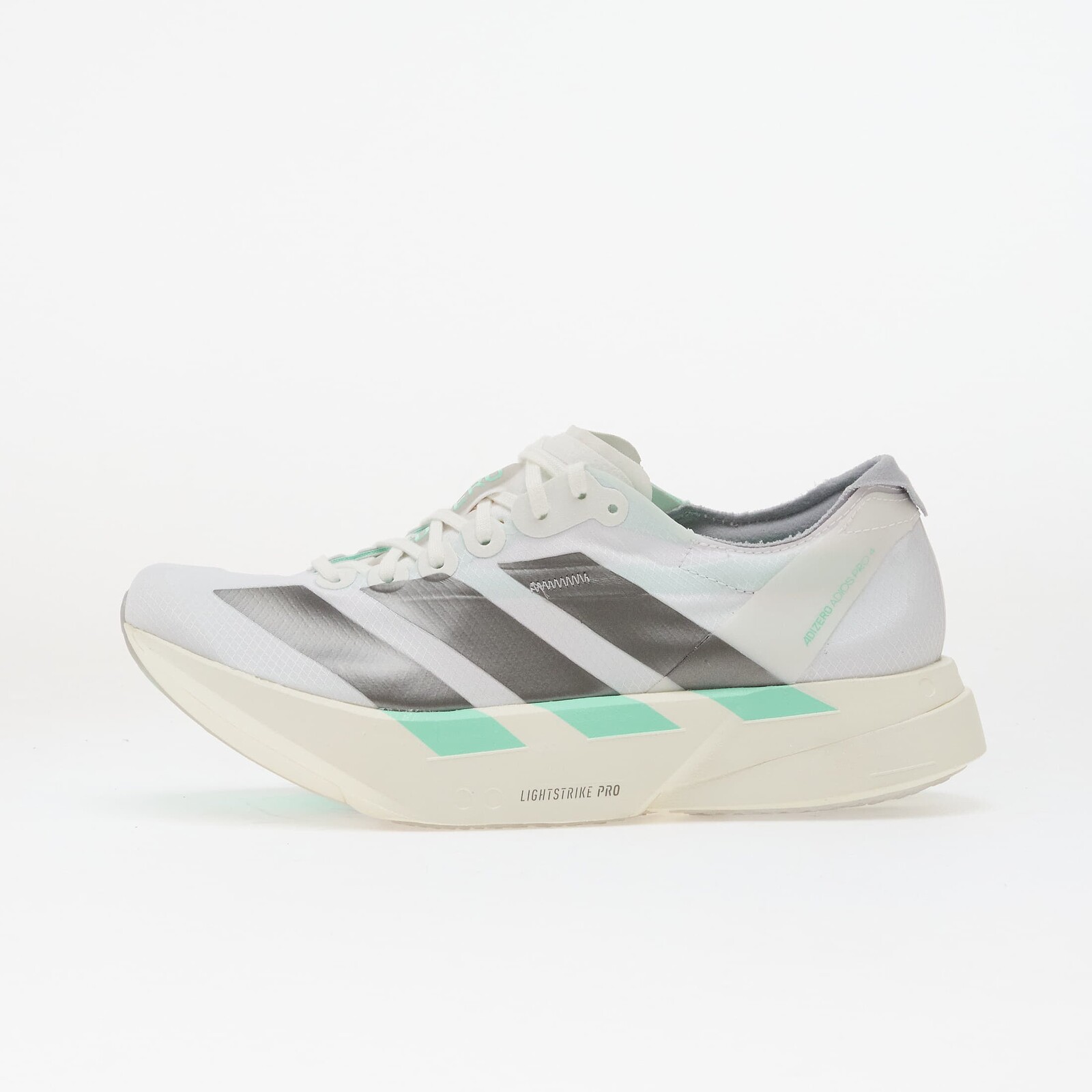 Sneakers adidas Adizero Adios Pro 4 Ftwr White/ Iron Met./ Pulse Mint UK 4.5