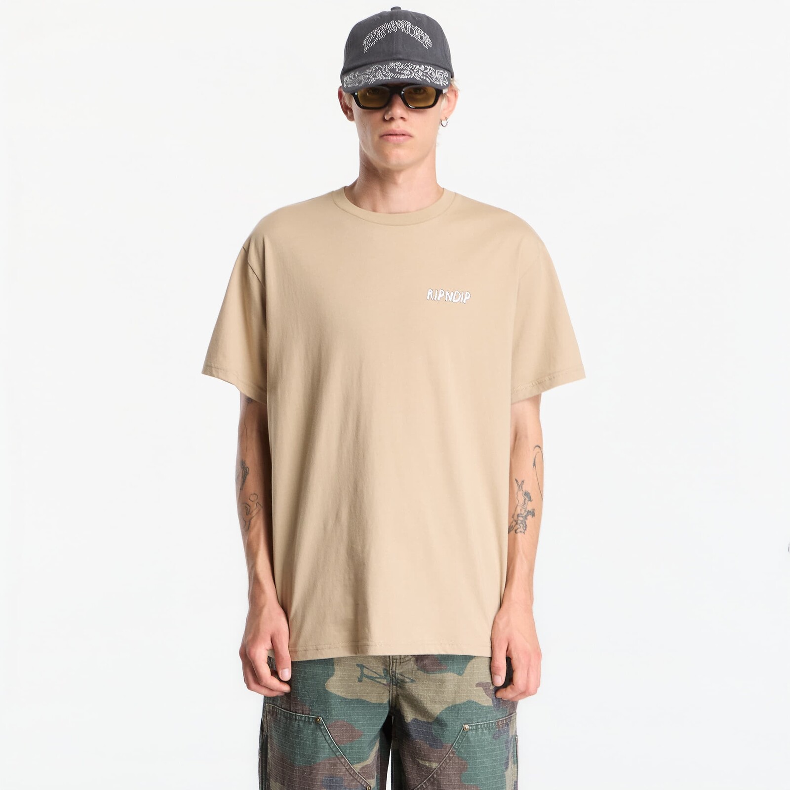 T-shirt RIPNDIP Coco Nerm Tee Tan L