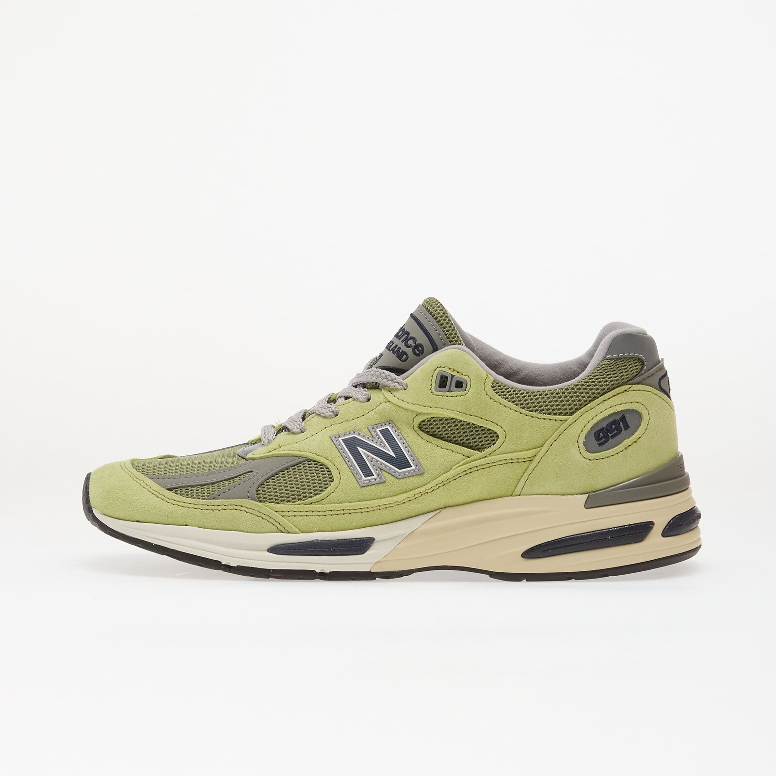 Sneakers New Balance 991 Green Banana/ Moss/ Moon Mist UK 9.5