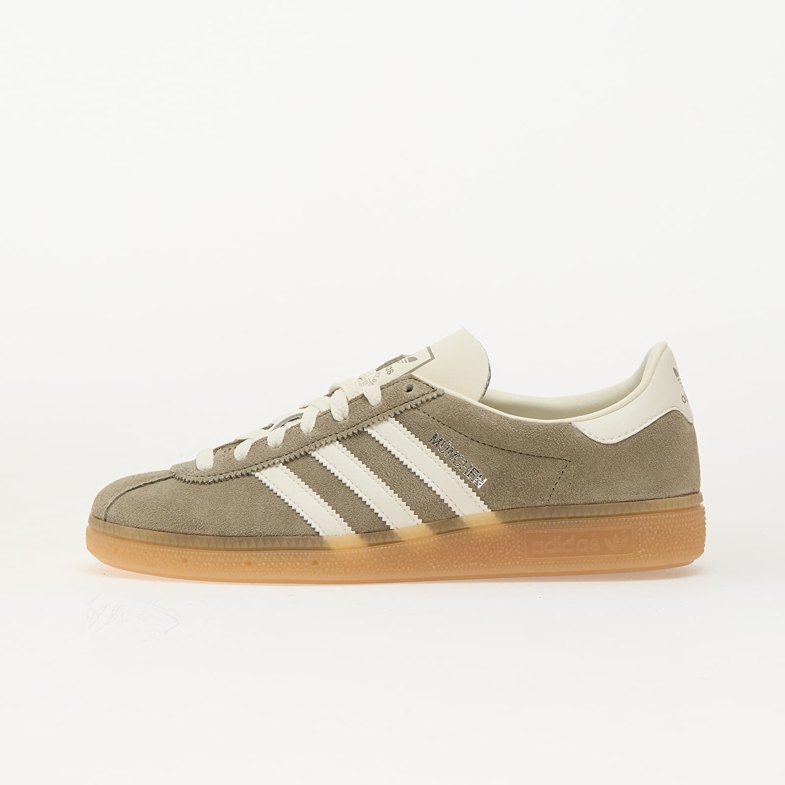 Sneakers adidas Muenchen Silver Pebble/ Better Scarlet/ Gum 3 UK 4.5