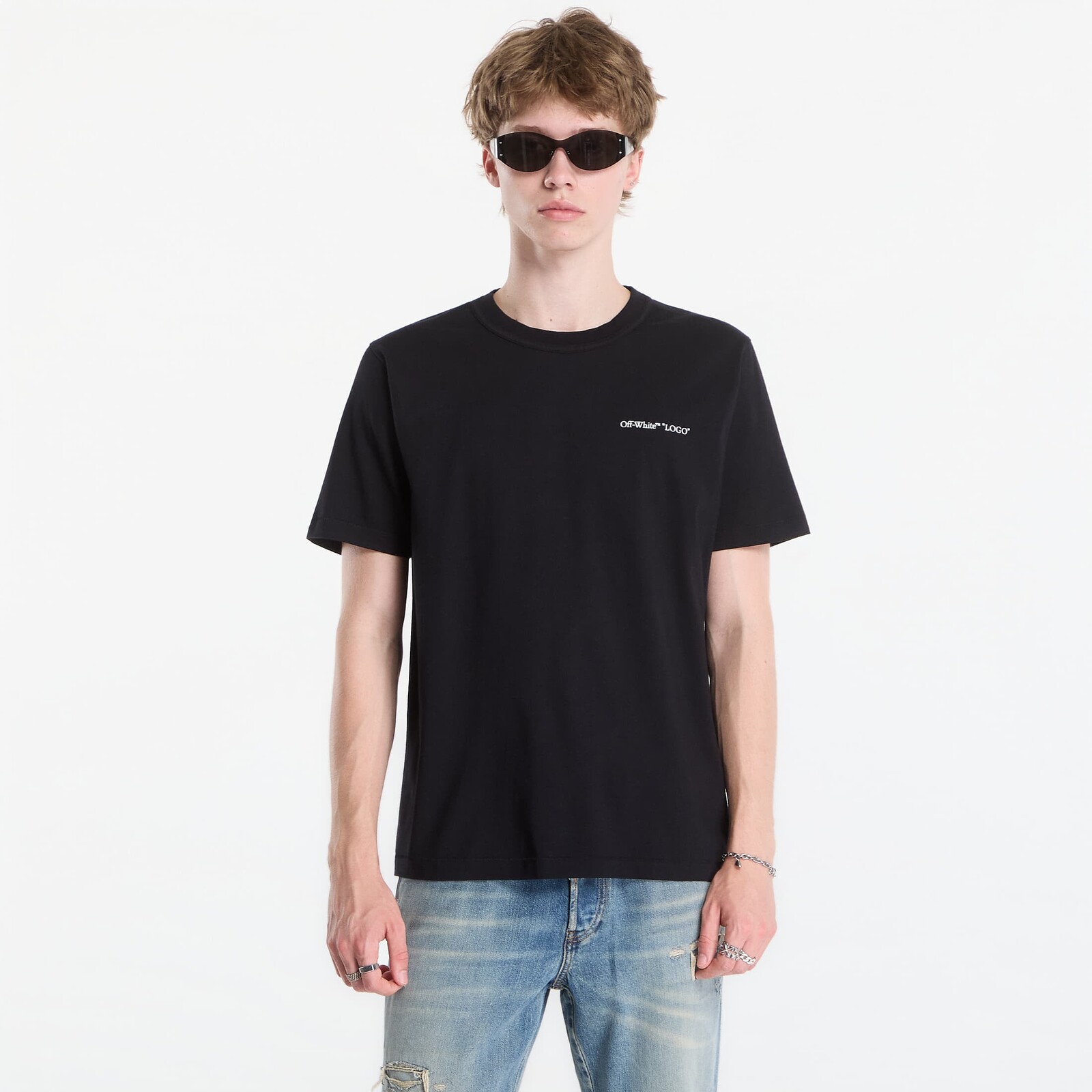 T-shirt Off-White Logo Quote Regular S/S Tee UNISEX Black L