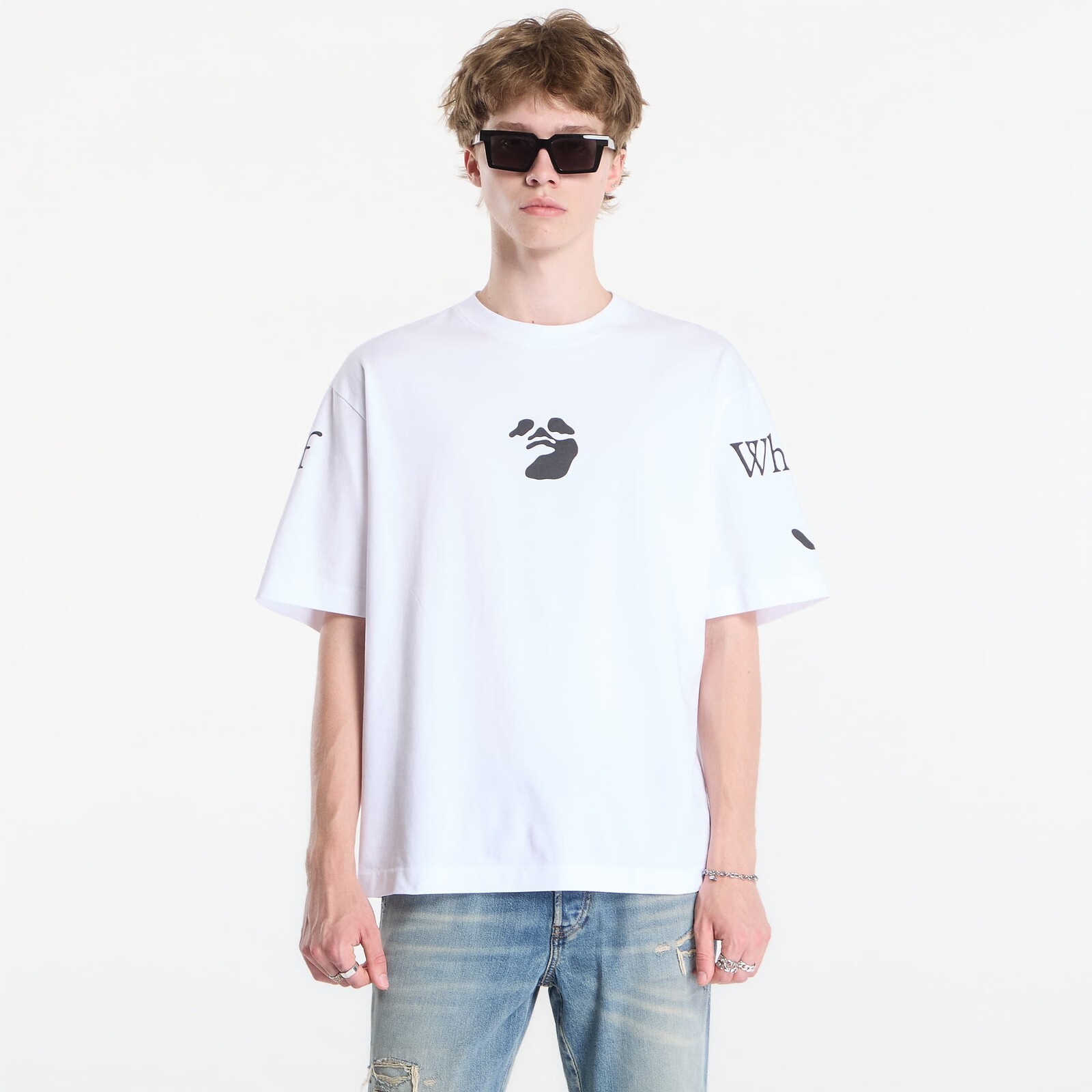 T-shirt Off-White Swimming Logo Skate S/S Tee UNISEX White XL