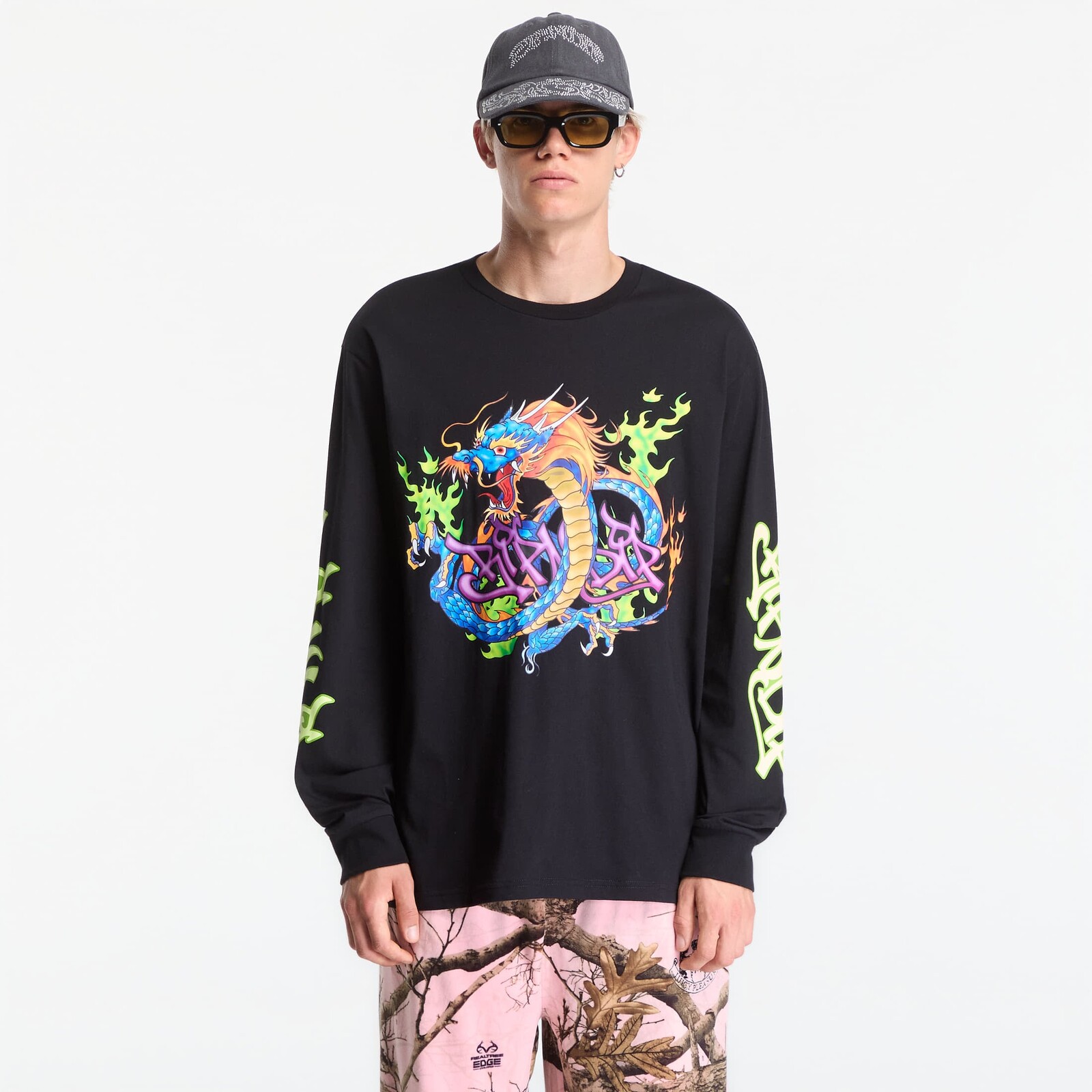 T-shirt RIPNDIP Dragonology LS Black XL