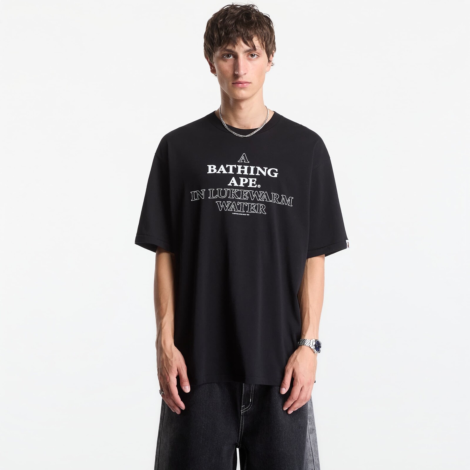 T-shirt A Bathing Ape Ape Head A Bathing Ape Relaxed Fit Tee UNISEX Black L