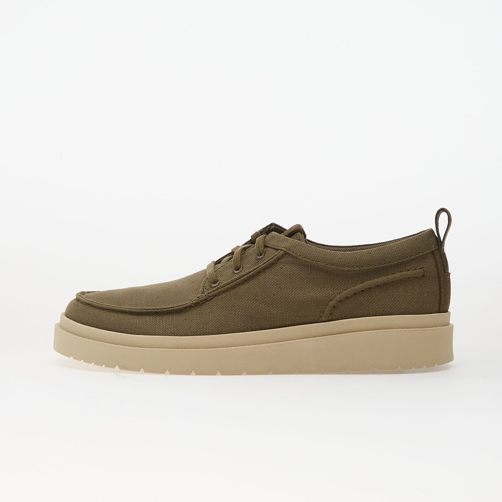 Sneakers Clarks Polden Moc Olive Canvas UK 9.5