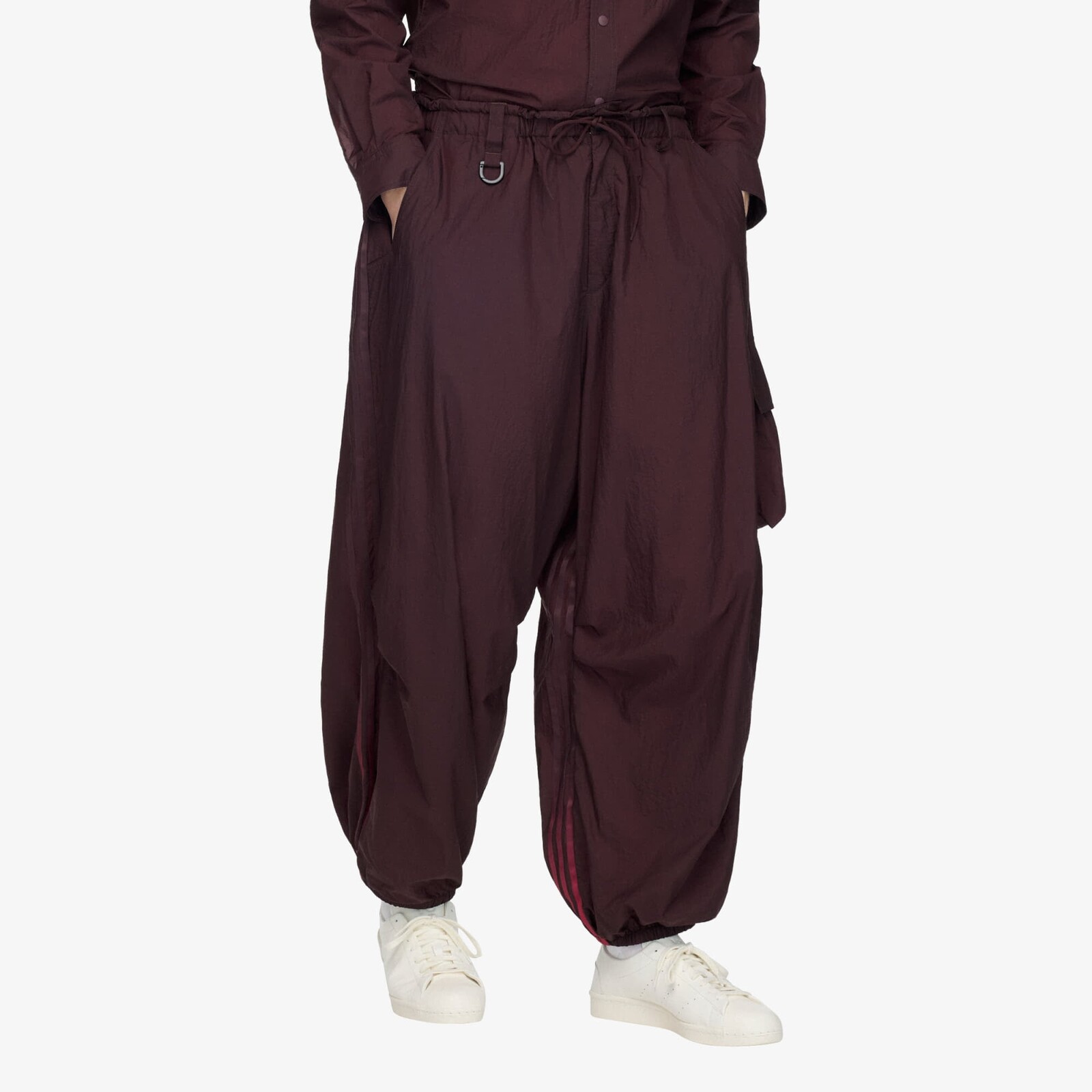 Pants Y-3 Gradient 3 Stripes Nylon Cargo Pants UNISEX Night Red S