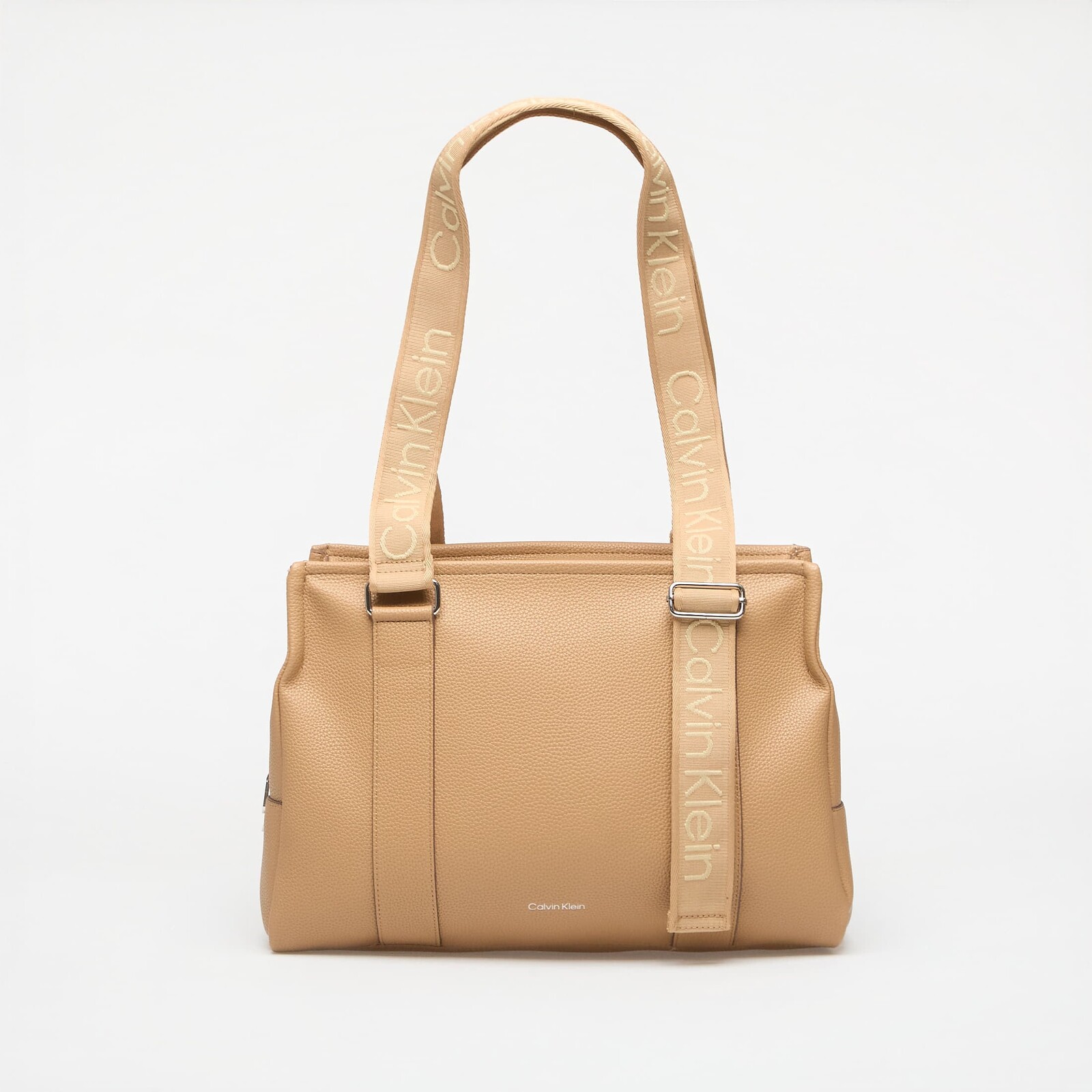 Handbag Calvin Klein Webbing Adj Strap Tote Tannin Universal