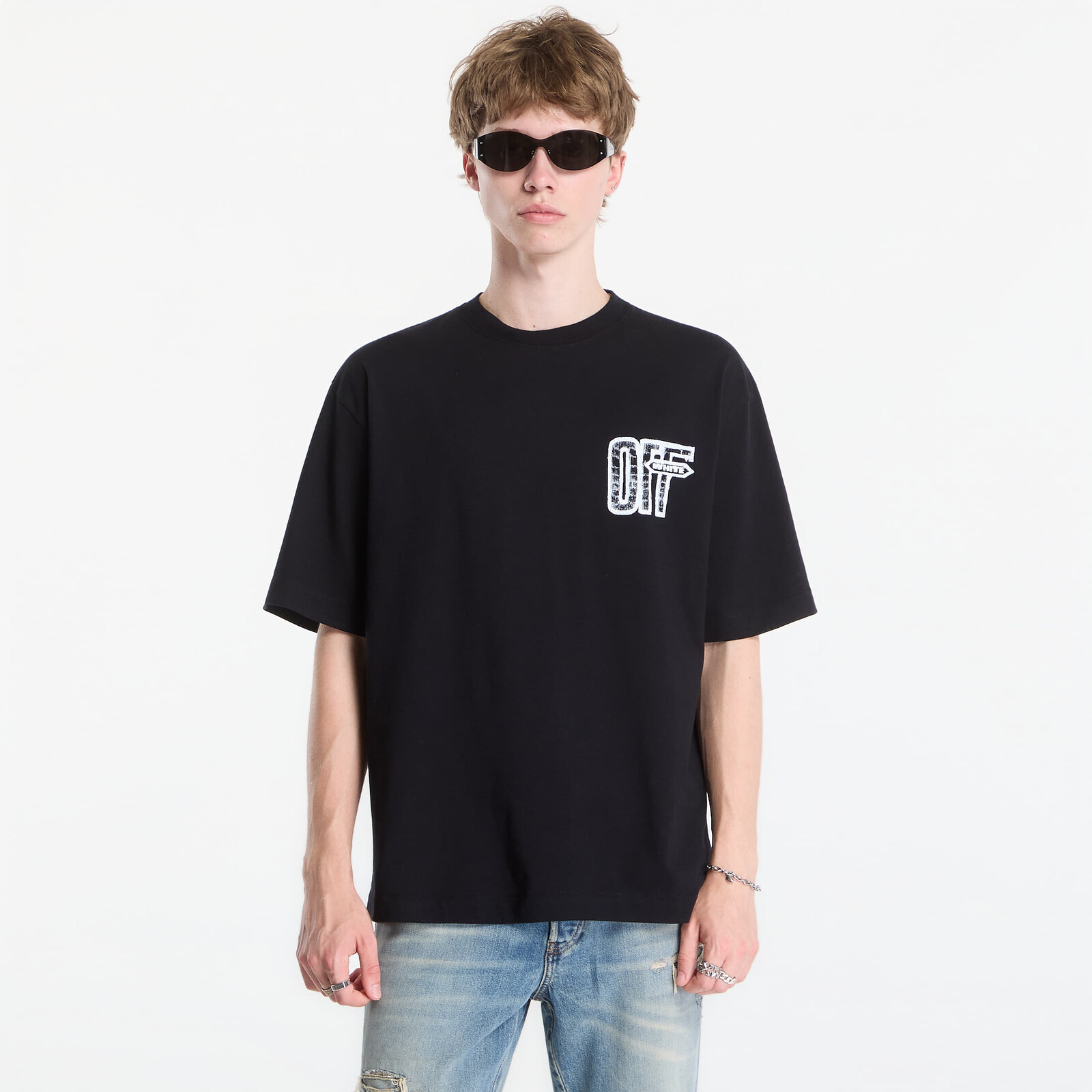T-shirt Off-White Motion Arrow Skate S/S Tee UNISEX Black L