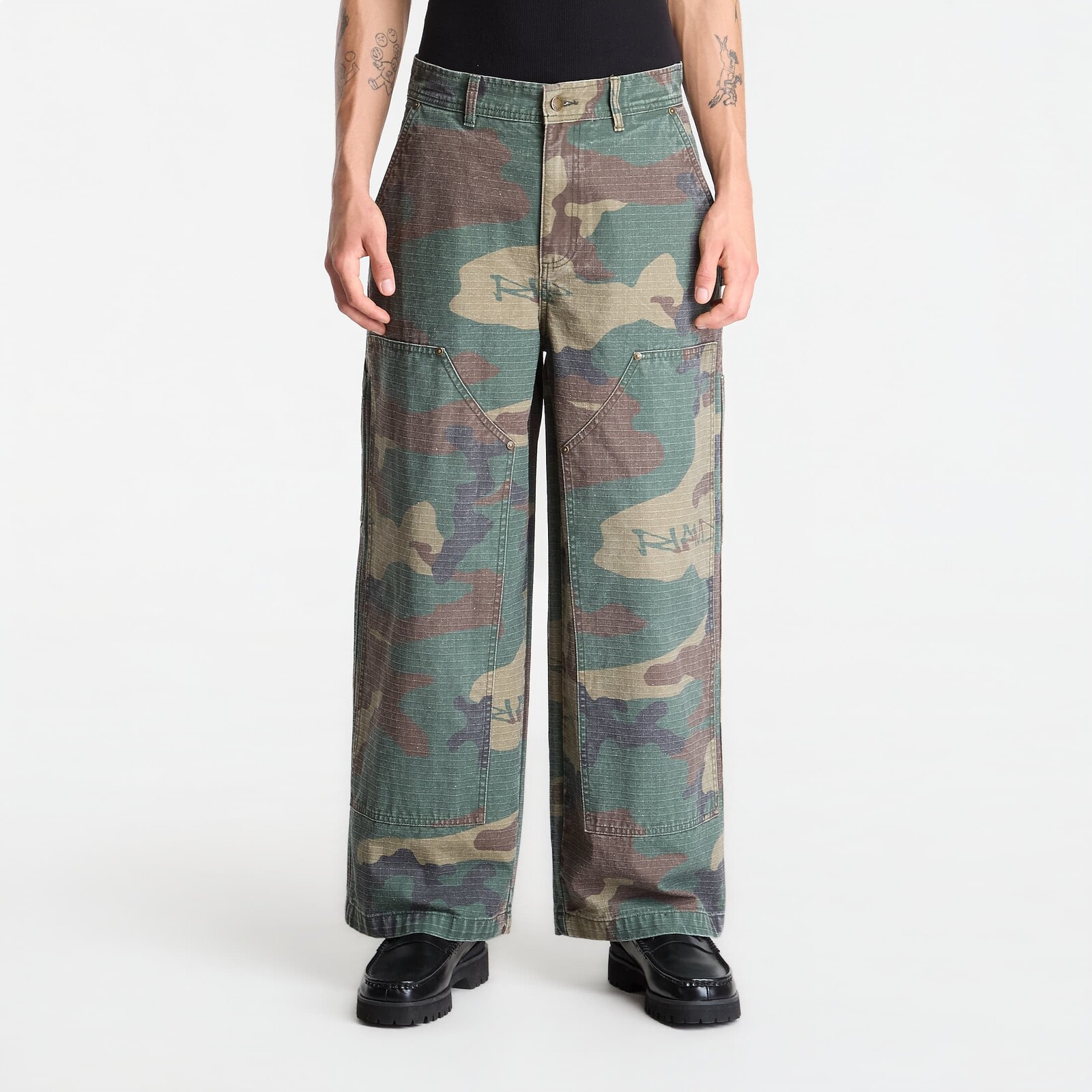 Pants RIPNDIP Claws Camo Wide Fit Carpenter Pants Multi XXL