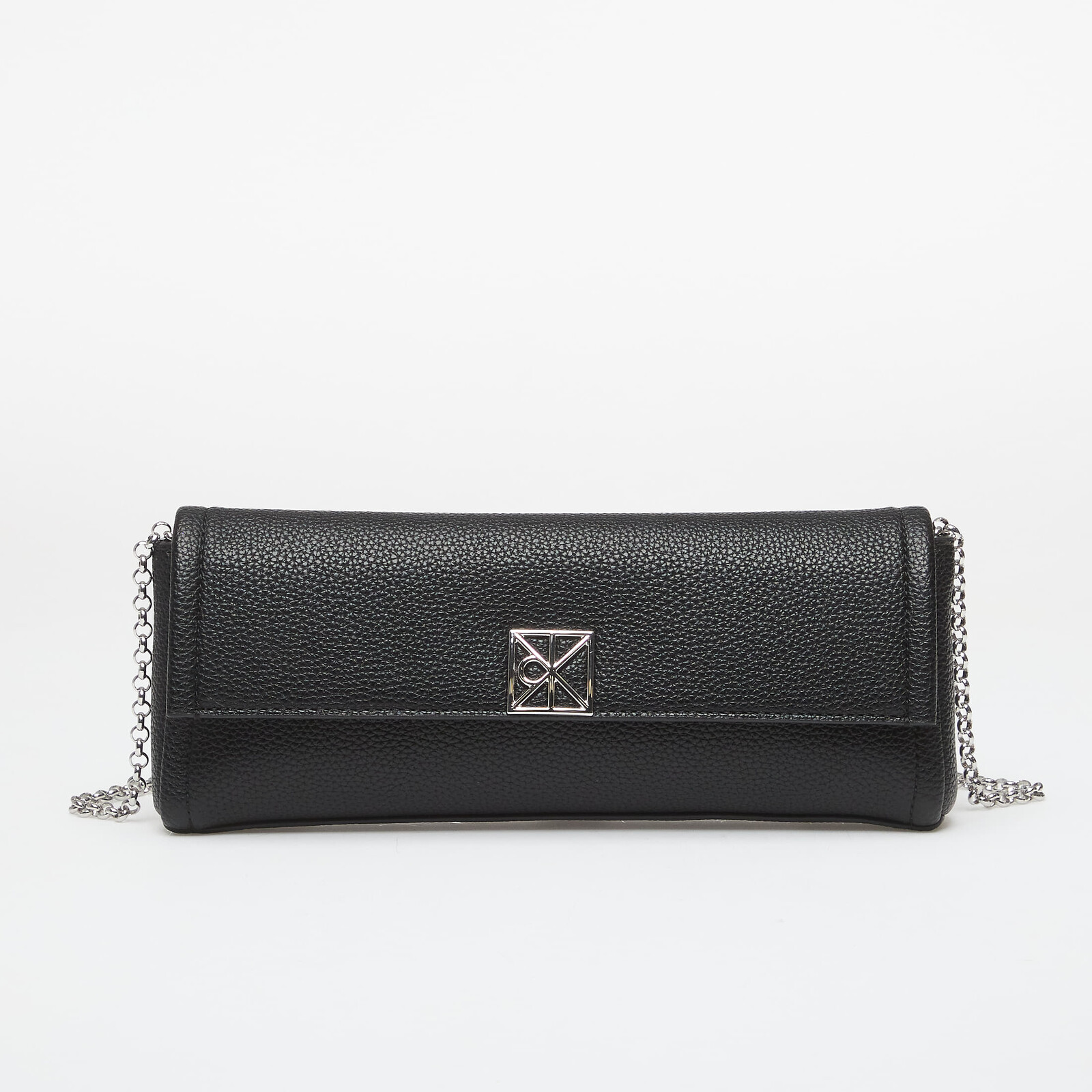 Handbag Calvin Klein Emblem Hw Pebble Clutch Black Universal