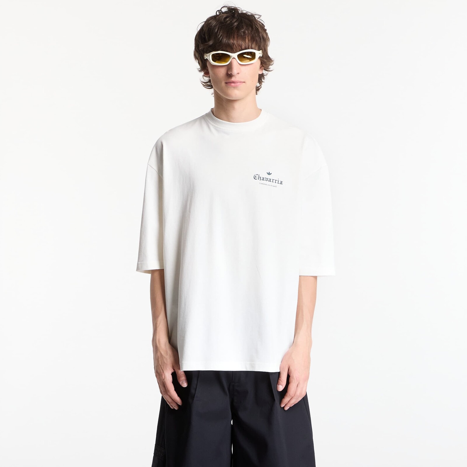T-shirt adidas x Willy Chavarria Graphic Tee Off White L