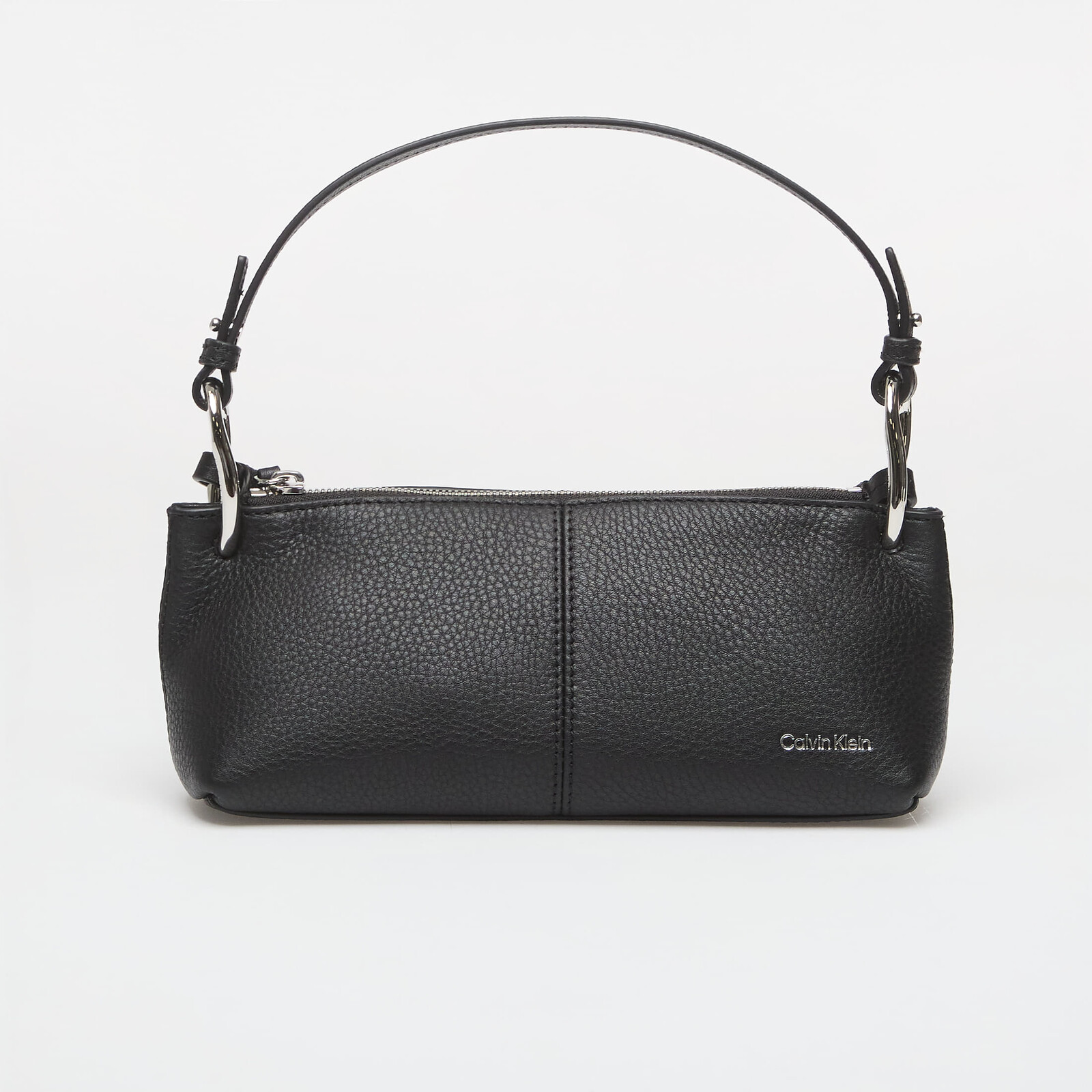 Handbag Calvin Klein Slouchy Leather Small Conv Bag Black Universal