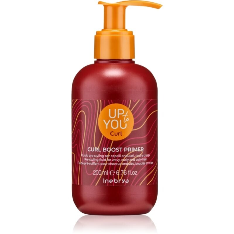 Inebrya Up To You Curl Boost Primer styling cream for wavy and curly hair 200 ml