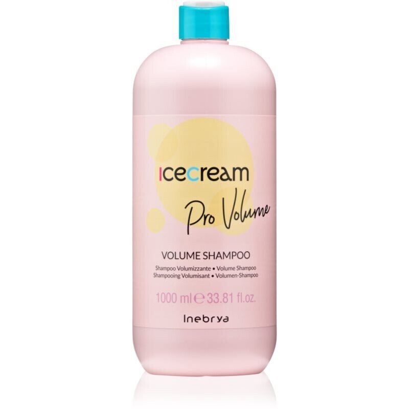Inebrya Ice Cream Pro-Volume Shampoo shampoo for hair volume 1000 ml
