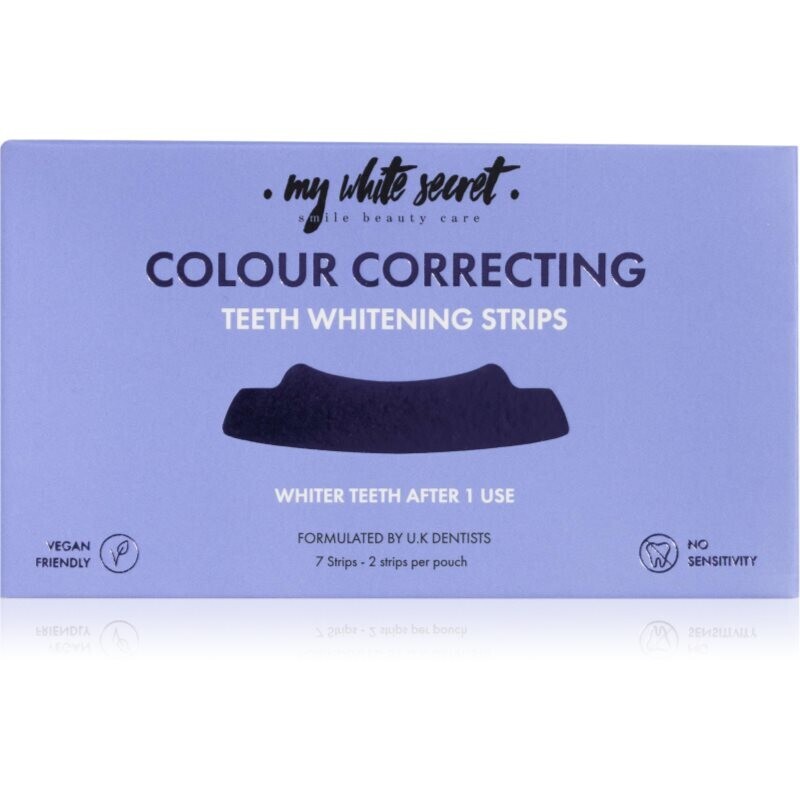 My White Secret Colour Correcting whitening strips 7 pc