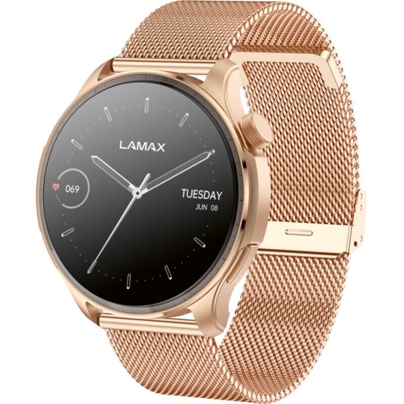 LAMAX Electronics Prism AMOLED Rose Gold smart watch 1 pc