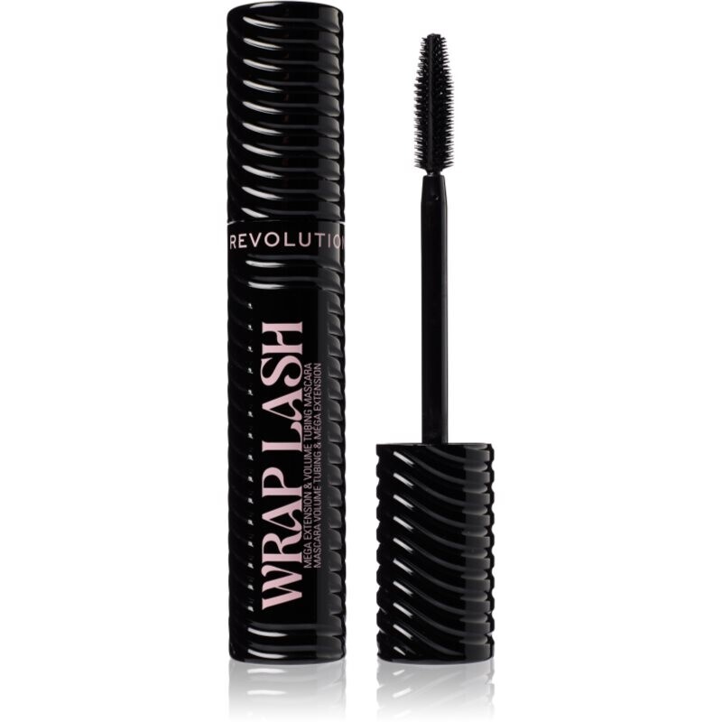 Revolution Wrap Lash volumising mascara shade Ultra Black 8.5 ml