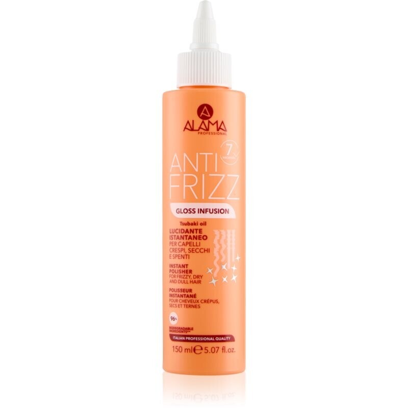 Alama Professional Anti Frizz Gloss Infusion leave-in serum for shiny and soft hair 150 ml