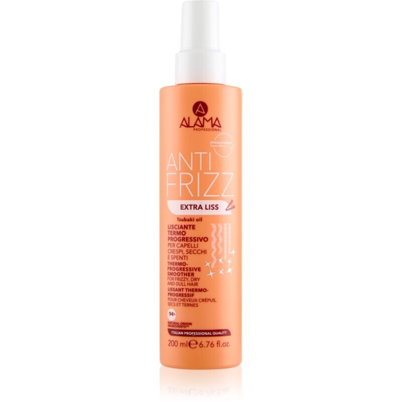 Alama Professional Anti Frizz Extra Liss smoothing treatment to add shine to dry and brittle hair 200 ml
